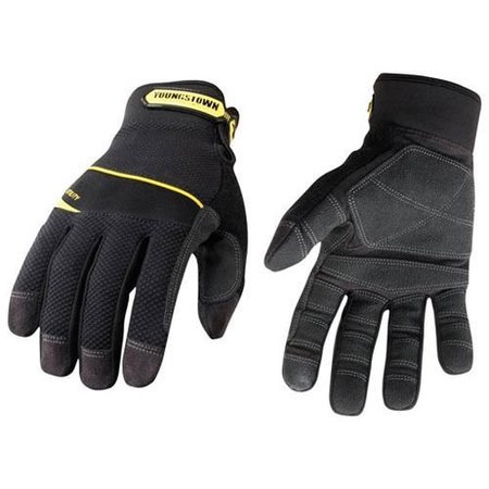 YOUNGSTOWN GLOVE General Utility Gloves, General Utility Plus, Medium, Black 03-3060-80-M